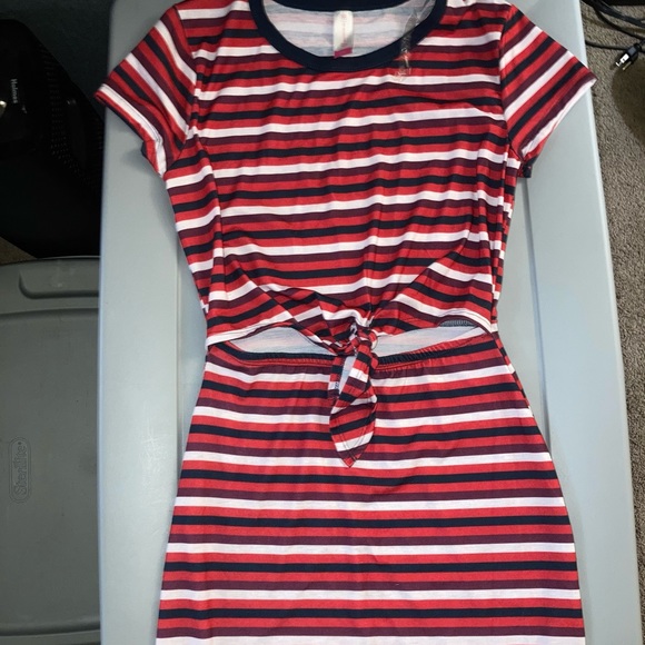 Red Striped Dress - Picture 1 of 5